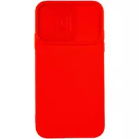 Чехол Camshield Square TPU со шторкой для камеры для Apple iPhone XR (6.1") Красный