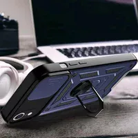 Удароміцний чохол Camshield Serge Ring для iPhone XR (6.1") Синій