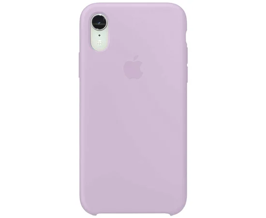 Чехол Silicone Case (AA) для Apple iPhone XR (6.1") Серый / Lavender