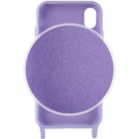 Чехол TPU two straps California для Apple iPhone XR (6.1") Сиреневый