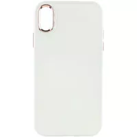 TPU чехол Bonbon Metal Style для Apple iPhone XR (6.1") Белый / White