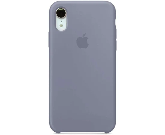 Чехол Silicone Case (AA) для Apple iPhone XR (6.1") Серый / Lavender Gray