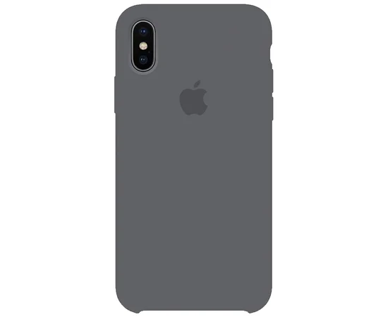 Чехол Silicone Case (AA) для Apple iPhone XR (6.1") Серый / Dark Grey
