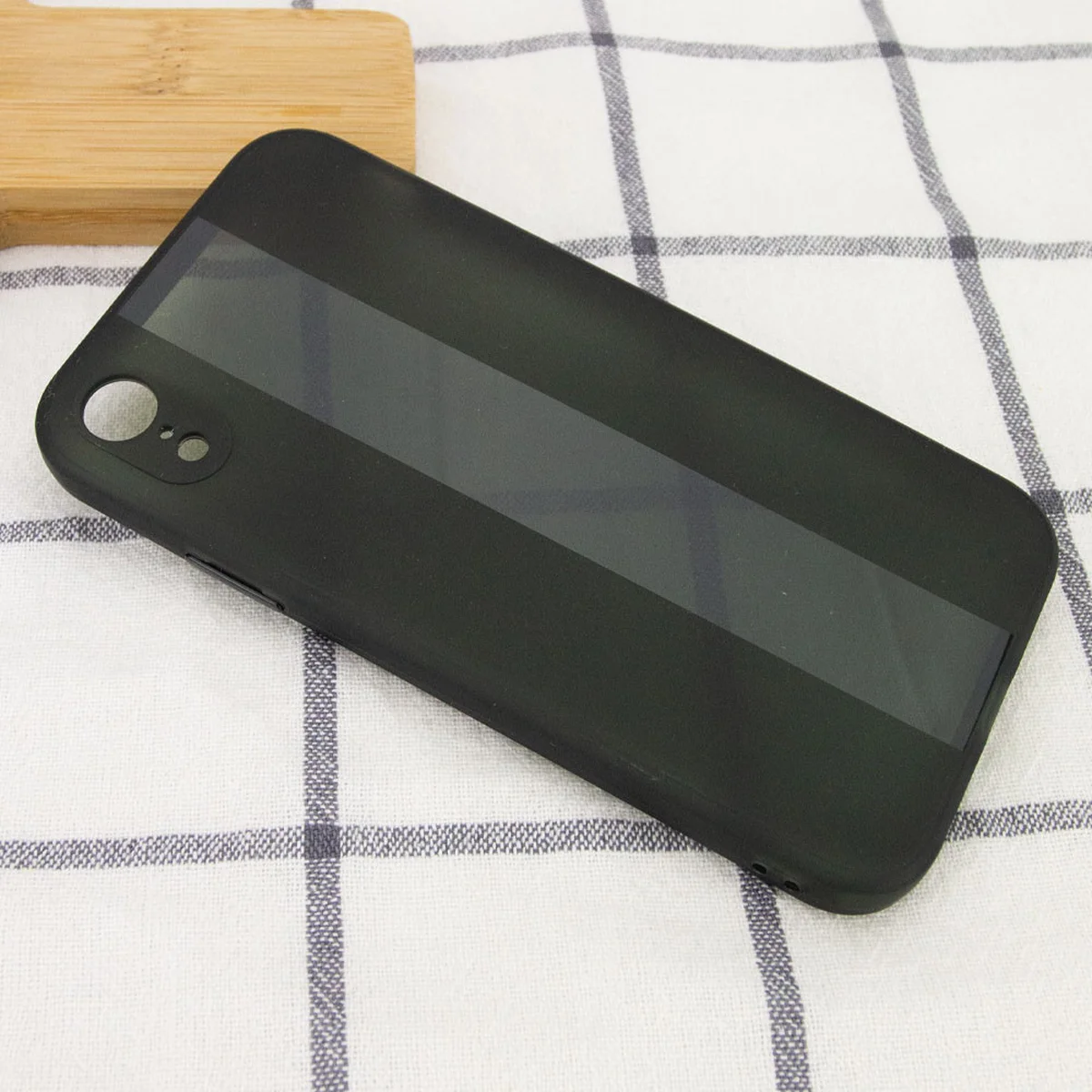 Чохол TPU Glossy Line Full Camera для Apple iPhone XR (6.1 ") Чорний