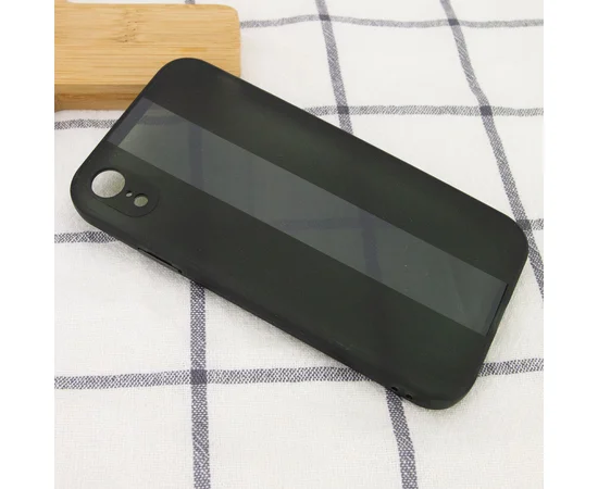Чехол TPU Glossy Line Full Camera для Apple iPhone XR (6.1") Черный