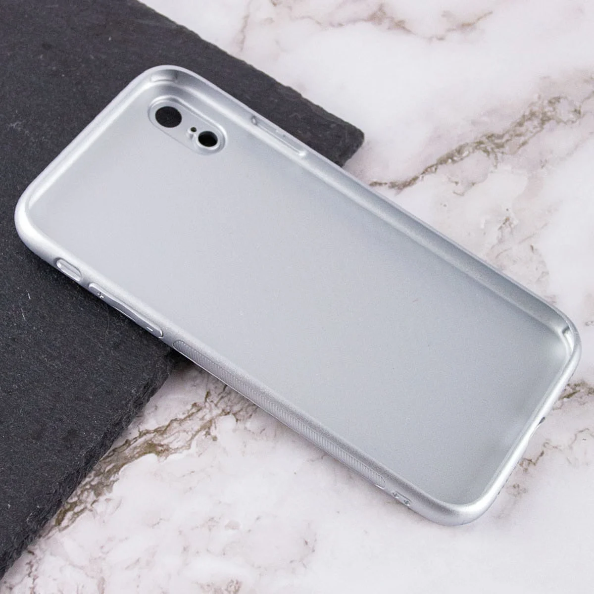 TPU+Glass чехол Matte Candy Full camera для Apple iPhone XR (6.1") Белый