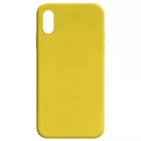 Силиконовый чехол Candy для Apple iPhone XR (6.1") Желтый