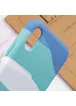 Чехол Silicone case full Aquarelle для Apple iPhone XR (6.1") Бирюзово-белый