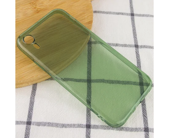 Матовий напівпрозорий TPU чохол із захистом камери для Apple iPhone XR (6.1 ") Зелений / Green
