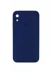 Чехол Silicone Case Square Full Camera Protective (AA) для Apple iPhone XR (6.1") Темно-синий / Midnight blue
