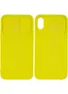 Чехол Camshield Square TPU со шторкой для камеры для Apple iPhone XR (6.1") Желтый