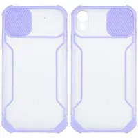 Чехол Camshield matte Ease TPU со шторкой для Apple iPhone XR (6.1") Сиреневый