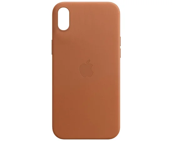 Шкіряний чохол Leather Case (AA) для Apple iPhone XR (6.1") Brown