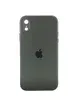 TPU+Glass чехол Matte Candy Full camera для Apple iPhone XR (6.1") Зеленый