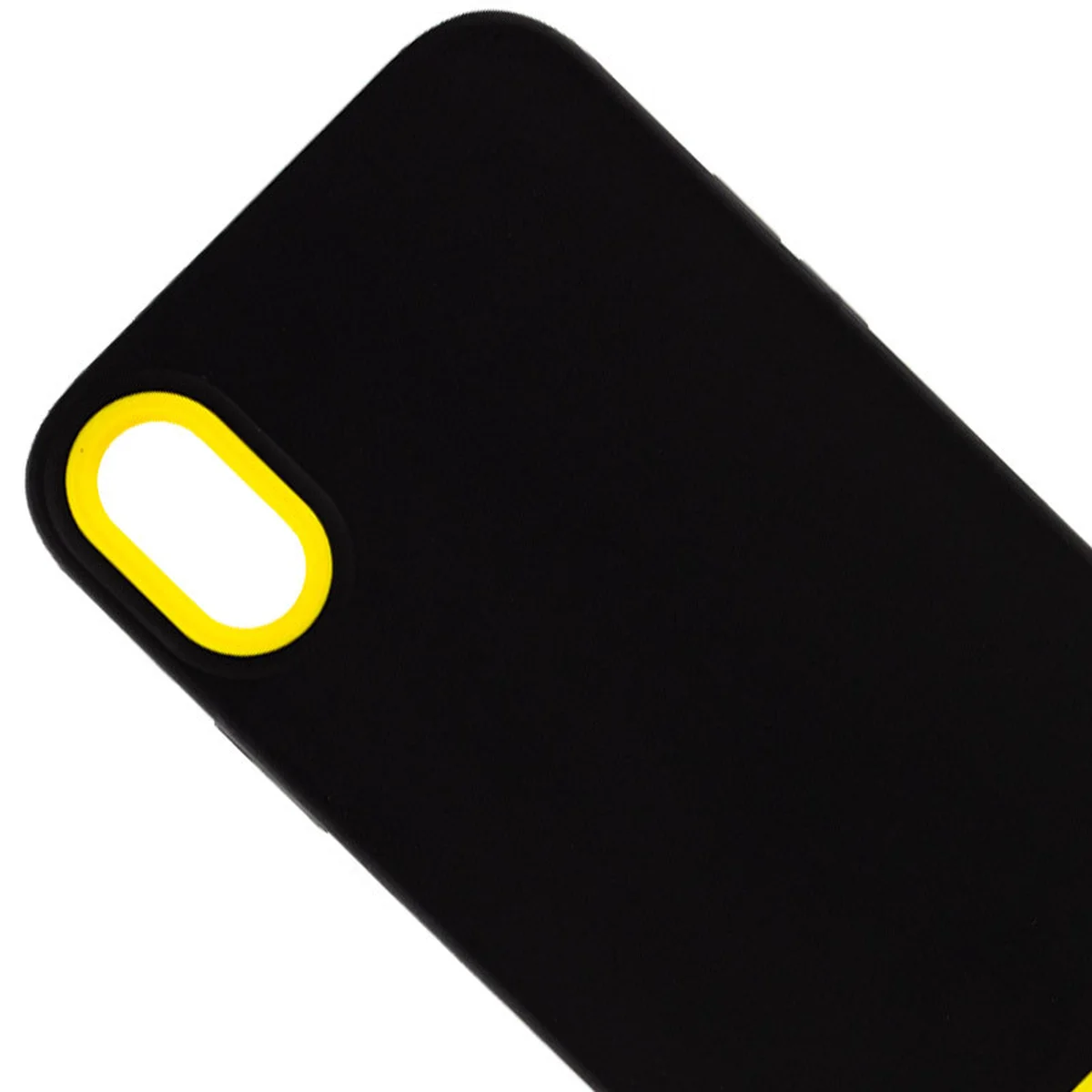 Чохол TPU+PC Bichromatic для iPhone XR (6.1") Black / Yellow