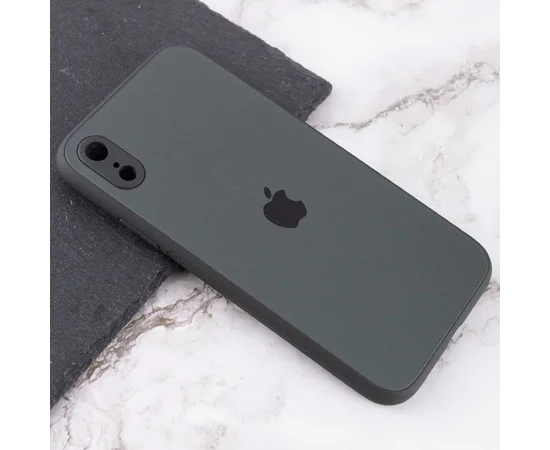 TPU+Glass чехол Matte Candy Full camera для Apple iPhone XR (6.1") Зеленый