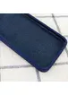 Чехол Silicone Case Square Full Camera Protective (AA) для Apple iPhone XR (6.1") Темно-синий / Midnight blue