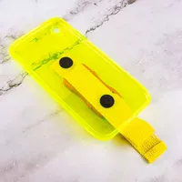 Чохол Handfree з кольоровим ремінцем для Apple iPhone XR (6.1") Жовтий