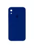 Чехол Silicone Case Square Full Camera Protective (AA) для Apple iPhone XR (6.1") Синий / Deep navy