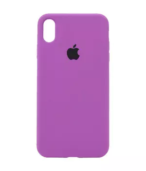 Чехол Silicone Case Full Protective (AA) для Apple iPhone XR (6.1") Фиолетовый / Grape