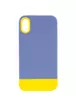 Чохол TPU+PC Bichromatic для iPhone XR (6.1") Blue / Yellow