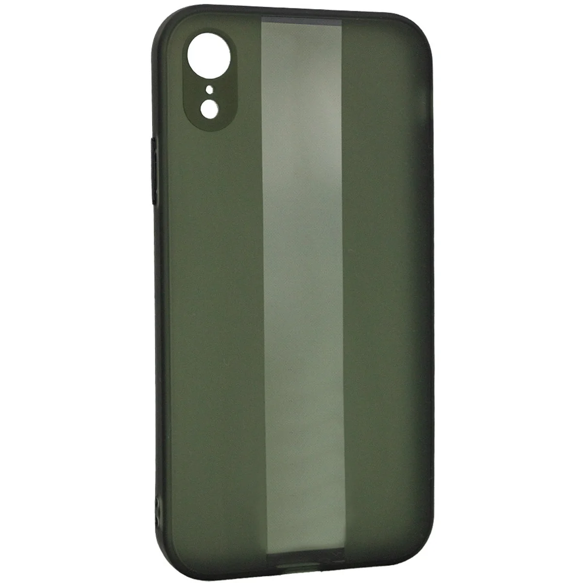 Чохол TPU Glossy Line Full Camera для Apple iPhone XR (6.1 ") Чорний