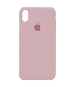Чехол Silicone Case Full Protective (AA) для Apple iPhone XR (6.1") Розовый / Pink Sand