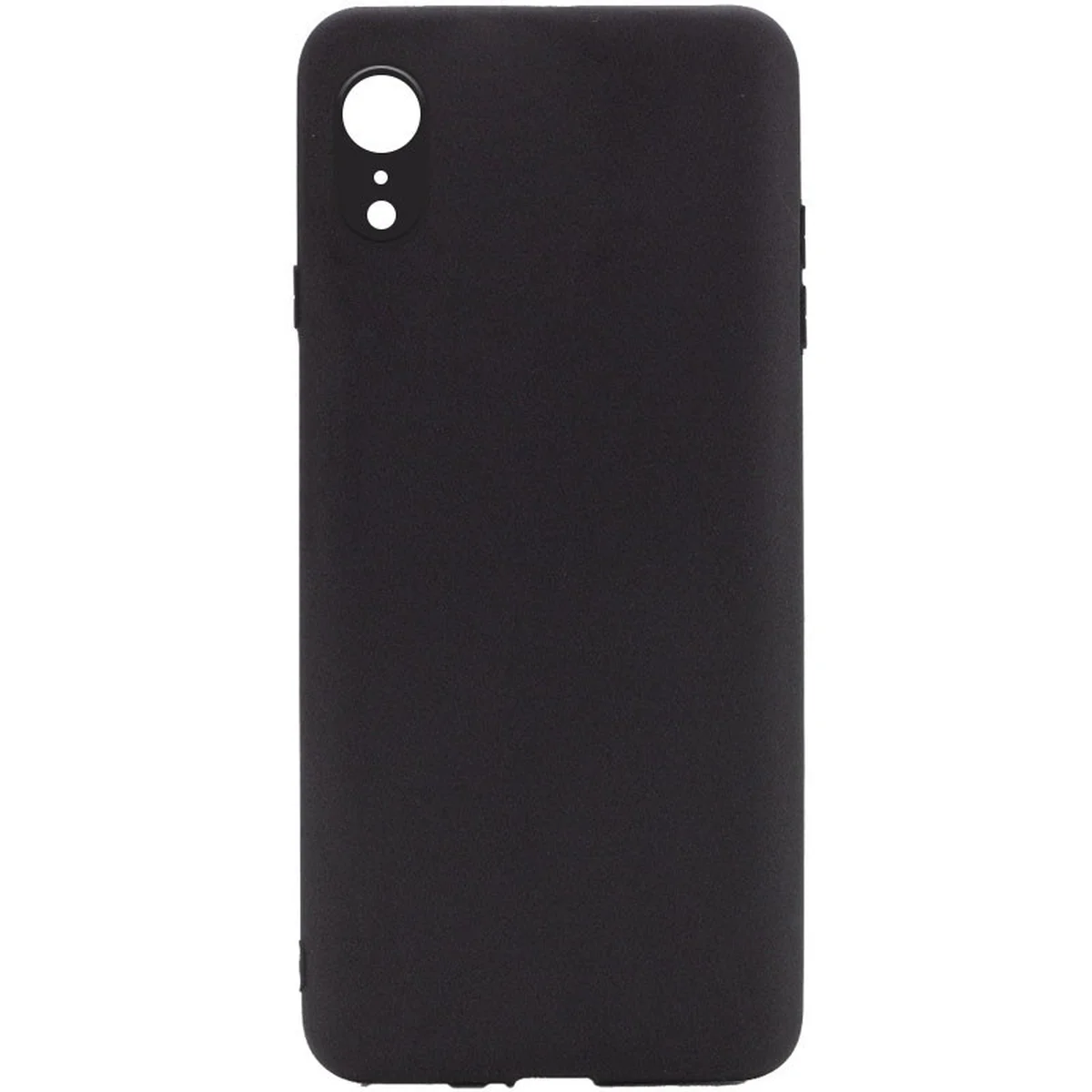 Силіконовий чохол Candy Full Camera для Apple iPhone XR (6.1 ") Чорний / Black