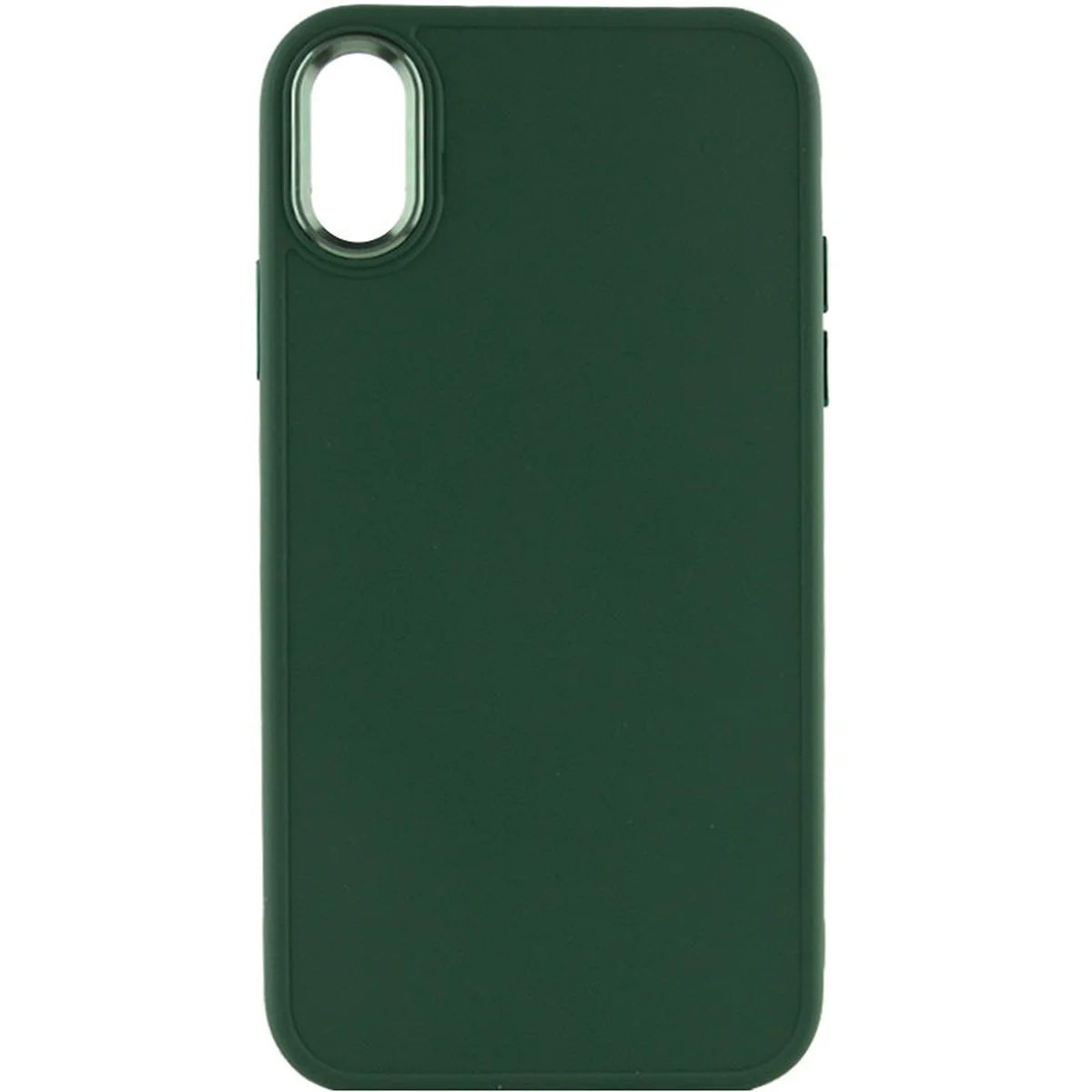 TPU чехол Bonbon Metal Style для Apple iPhone XR (6.1") Зеленый / Army green