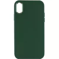TPU чехол Bonbon Metal Style для Apple iPhone XR (6.1") Зеленый / Army green