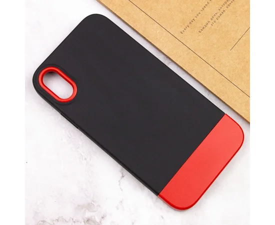 Чехол TPU+PC Bichromatic для Apple iPhone XR (6.1") Black / Red