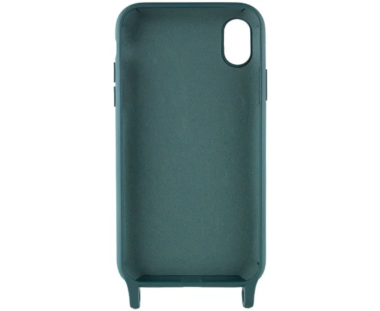 Чохол TPU two straps California для Apple iPhone XR (6.1") Зелений / Forest green