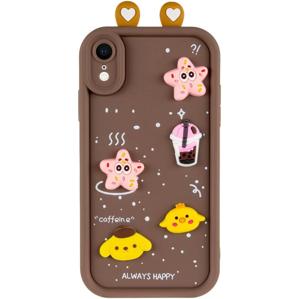 Чехол TPU Toys Case with Ears для Apple iPhone XR (6.1") Brown