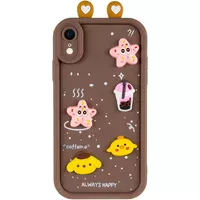 Чехол TPU Toys Case with Ears для Apple iPhone XR (6.1") Brown