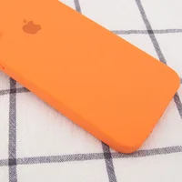 Чохол Silicone Case Square Full Camera Protective (AA) для Apple iPhone XR (6.1 ") Помаранчевий / Papaya