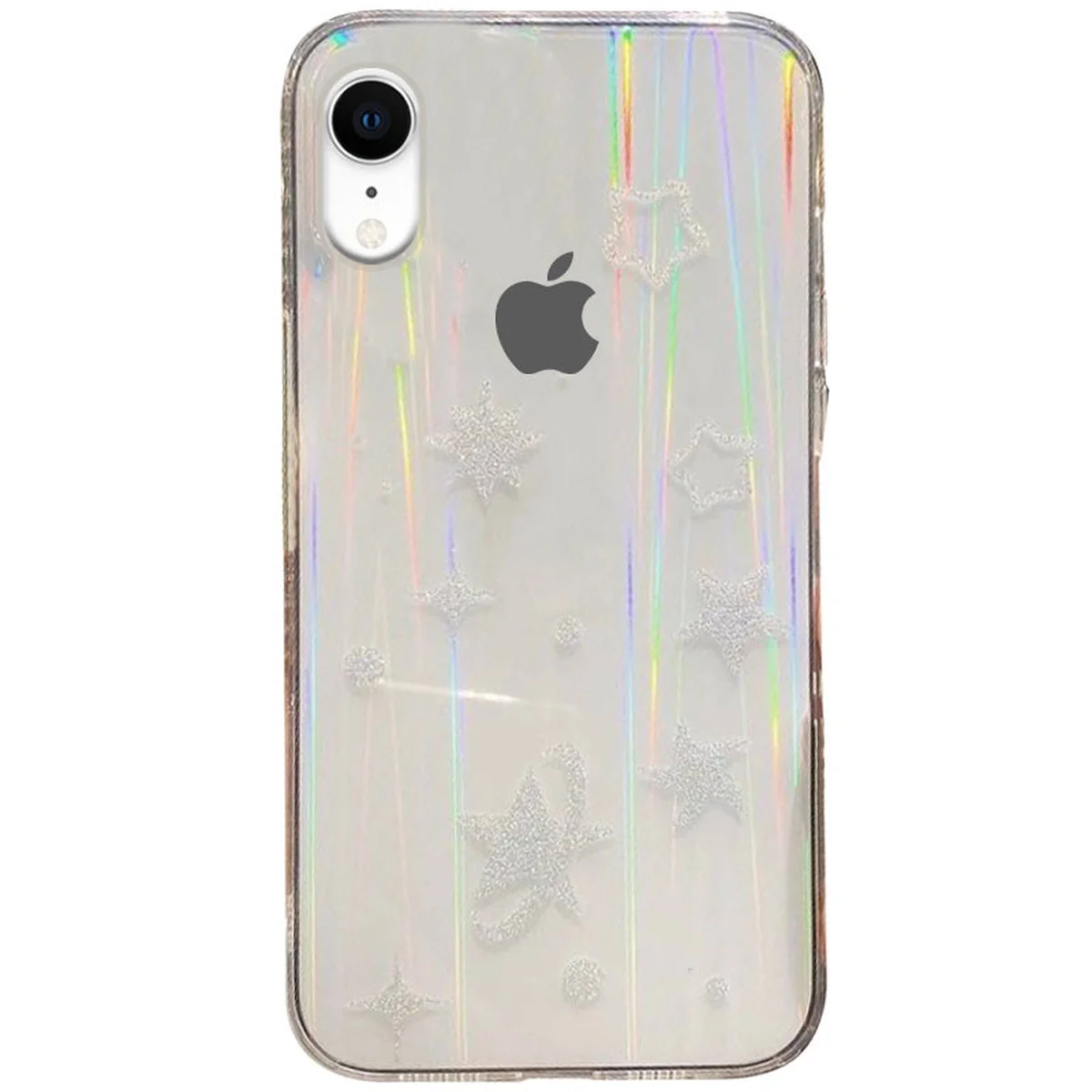 TPU+Glass чехол Aurora Space для Apple iPhone XR (6.1") Звезды