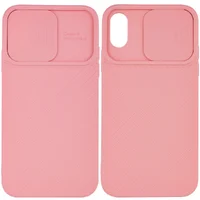 Чохол Camshield Square TPU зі шторкою для камери для Apple iPhone XR (6.1 ") Rose Gold