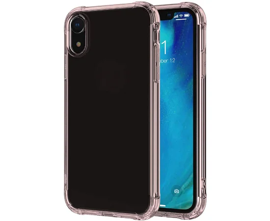TPU чехол Epic Ease с усиленными углами для Apple iPhone XR (6.1") Розовый / Transparent