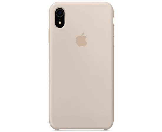 Чехол Silicone Case (AA) для Apple iPhone XR (6.1") Серый / Stone