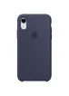 Чохол Silicone Case (AA) для Apple iPhone XR (6.1 ") Темний Синій / Midnight Blue