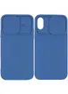 Чехол Camshield Square TPU со шторкой для камеры для Apple iPhone XR (6.1") Синий