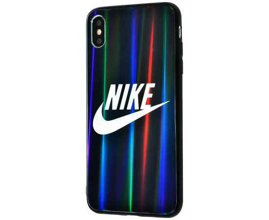 TPU+Glass чехол Brand glass Benzo для Apple iPhone XS Max (6.5") Nike