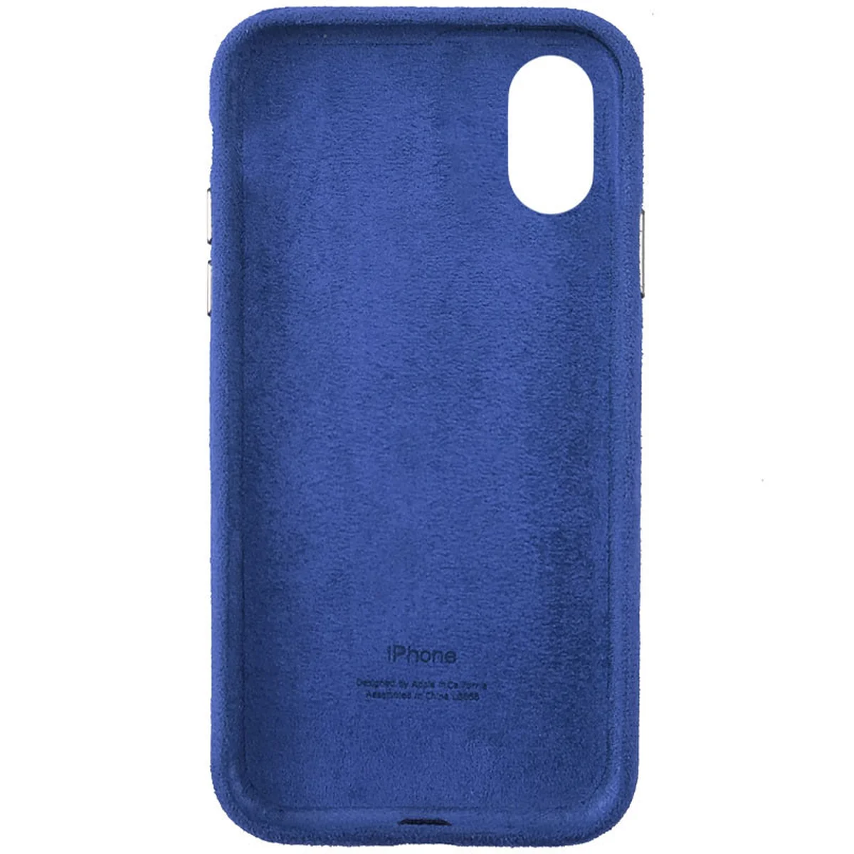 Чехол ALCANTARA Case Full для Apple iPhone XS Max (6.5") Синий