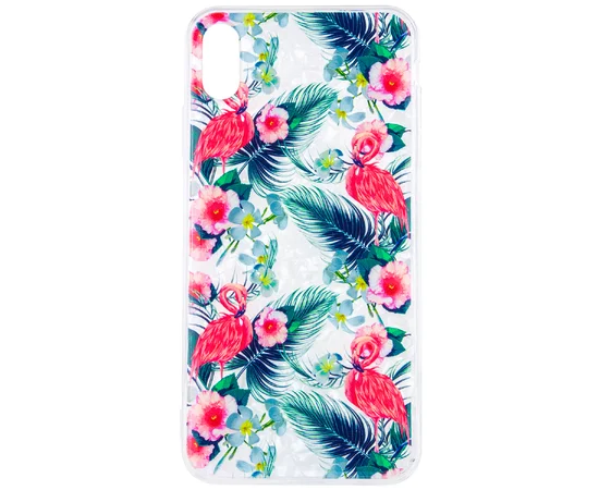 Накладка Glue Case Фламинго для Apple iPhone XS Max (6.5") Черный