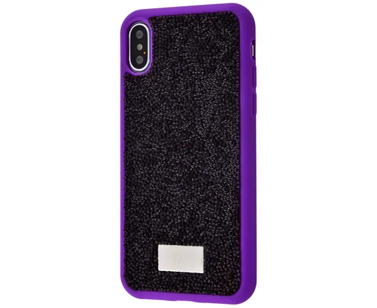 TPU чехол Bling World Grainy Diamonds для Apple iPhone XS Max (6.5") Фиолетовый