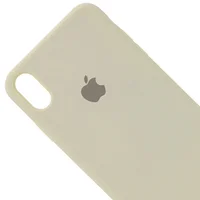 Чехол Silicone Case Full Protective (AA) для Apple iPhone XS Max (6.5") Бежевый / Antigue White