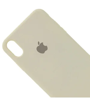 Чехол Silicone Case Full Protective (AA) для Apple iPhone XS Max (6.5") Бежевый / Antigue White Чехол Silicone Case Full Protective (AA) для Apple iPhone XS Max (6.5") Бежевый / Antigue White