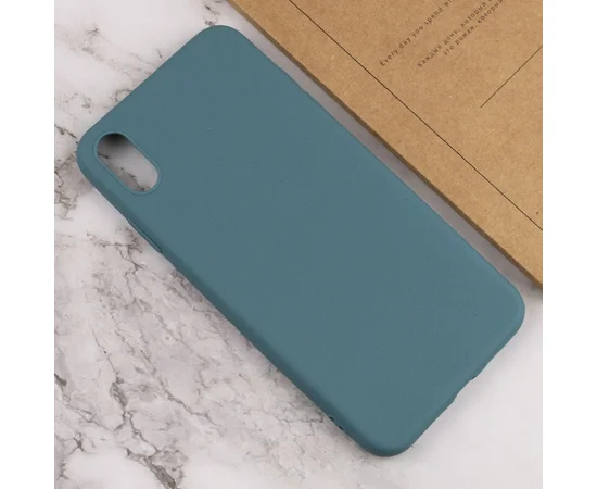 Силиконовый чехол Candy для Apple iPhone XS Max (6.5") Синий / Powder Blue