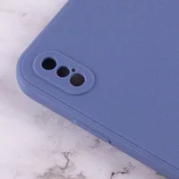 Силіконовий чохол Candy Full Camera для Apple iPhone XS Max (6.5 ") Блакитний / Mist blue