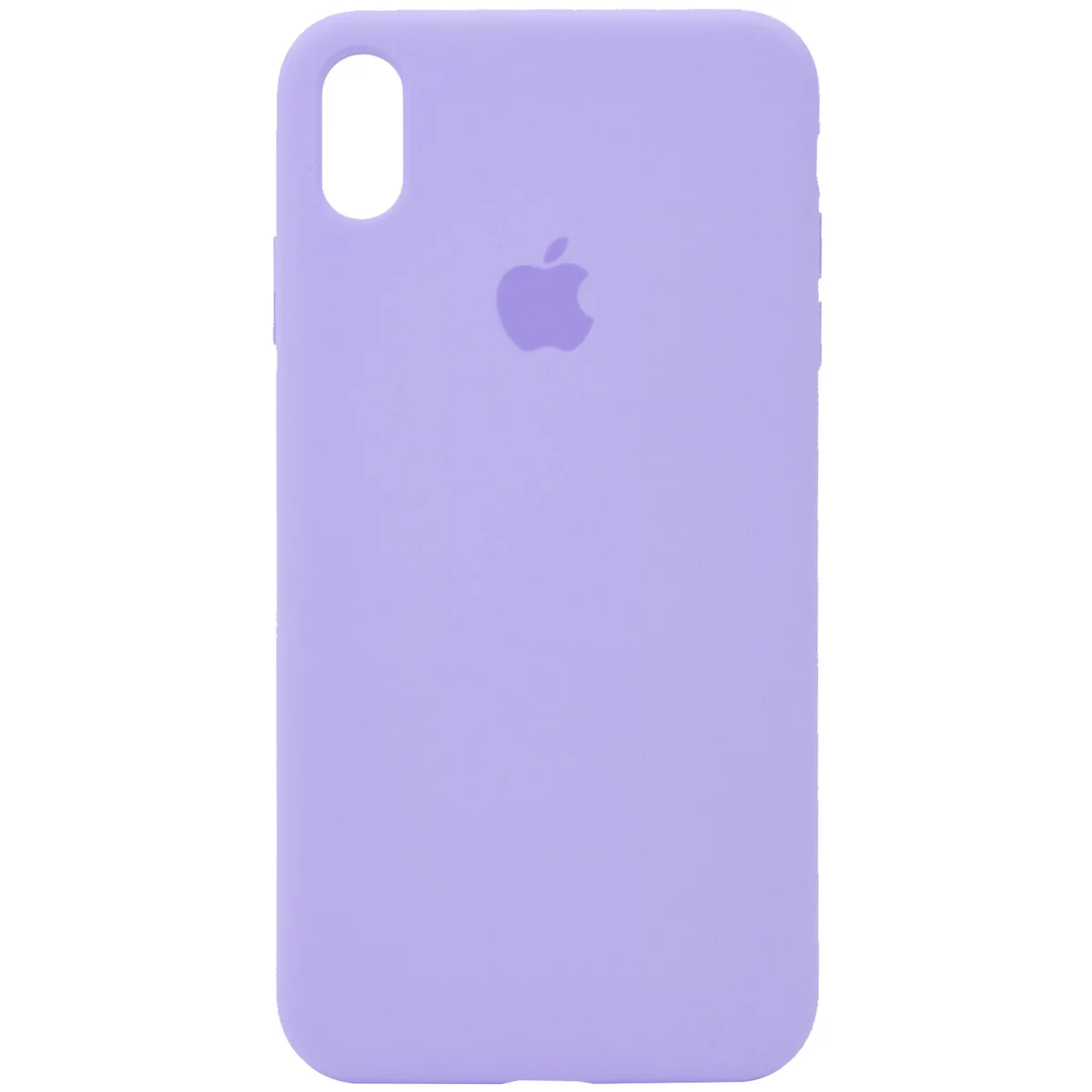 Чехол Silicone case (A) (с закрытым низом) для Apple iPhone XS Max (6.5") Сиреневый / Dasheen